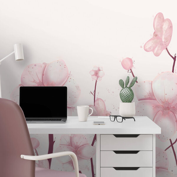 Grup de flori roz Grup de flori roz