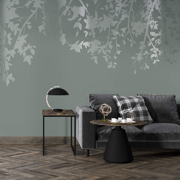 Ramuri de copac cu frunze