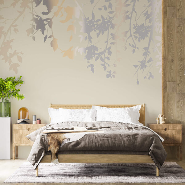 Ramuri de copac cu frunze