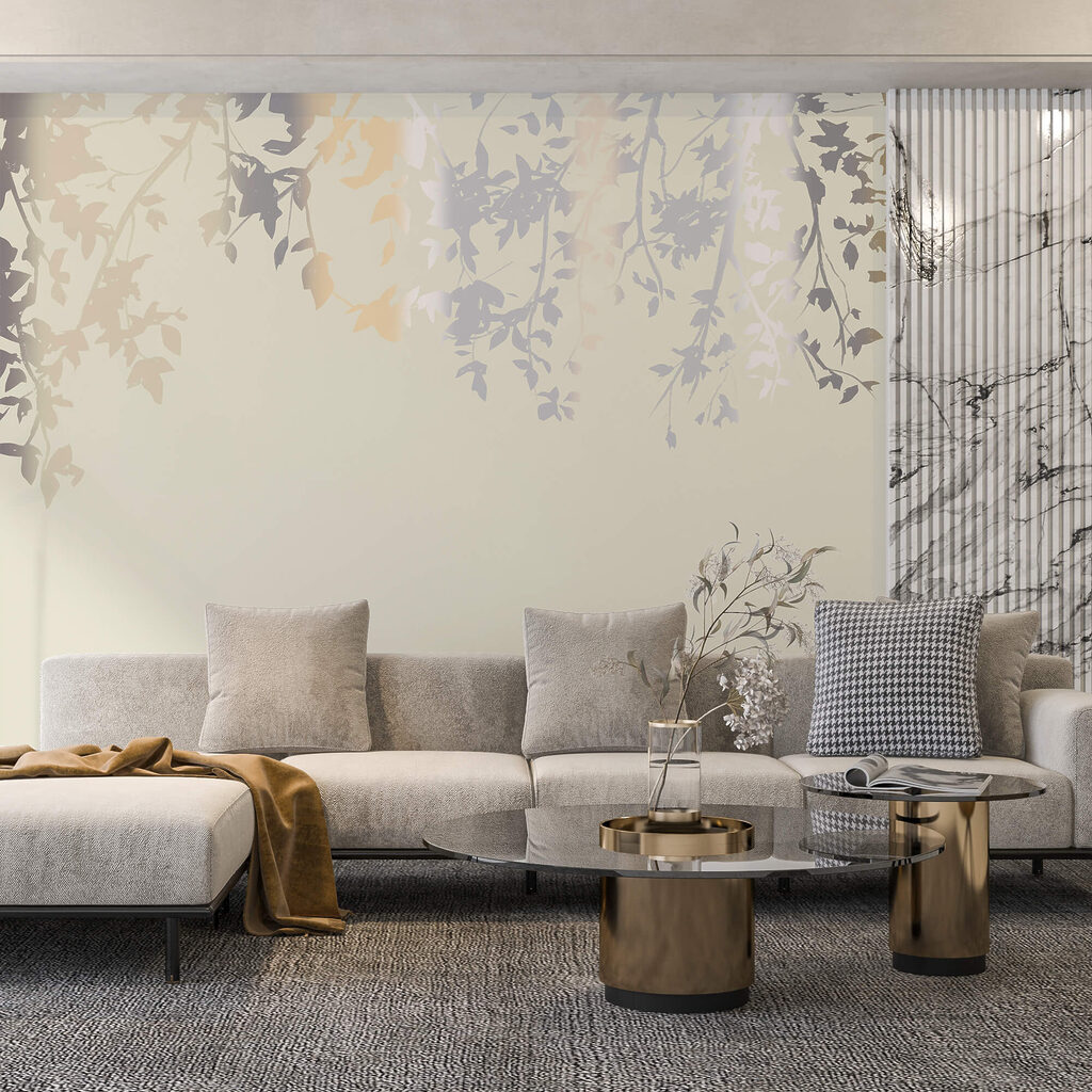 Ramuri de copac cu frunze