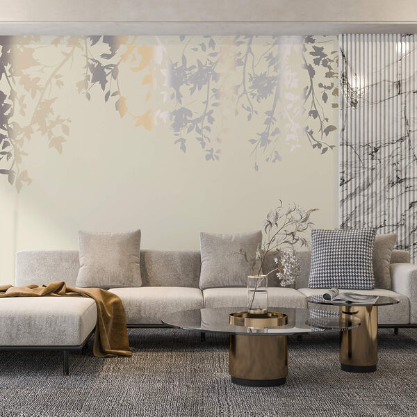 Ramuri de copac cu frunze