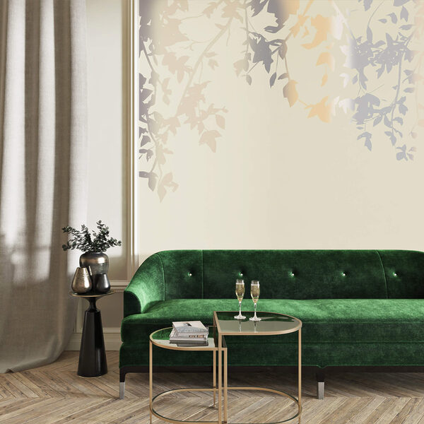 Ramuri de copac cu frunze