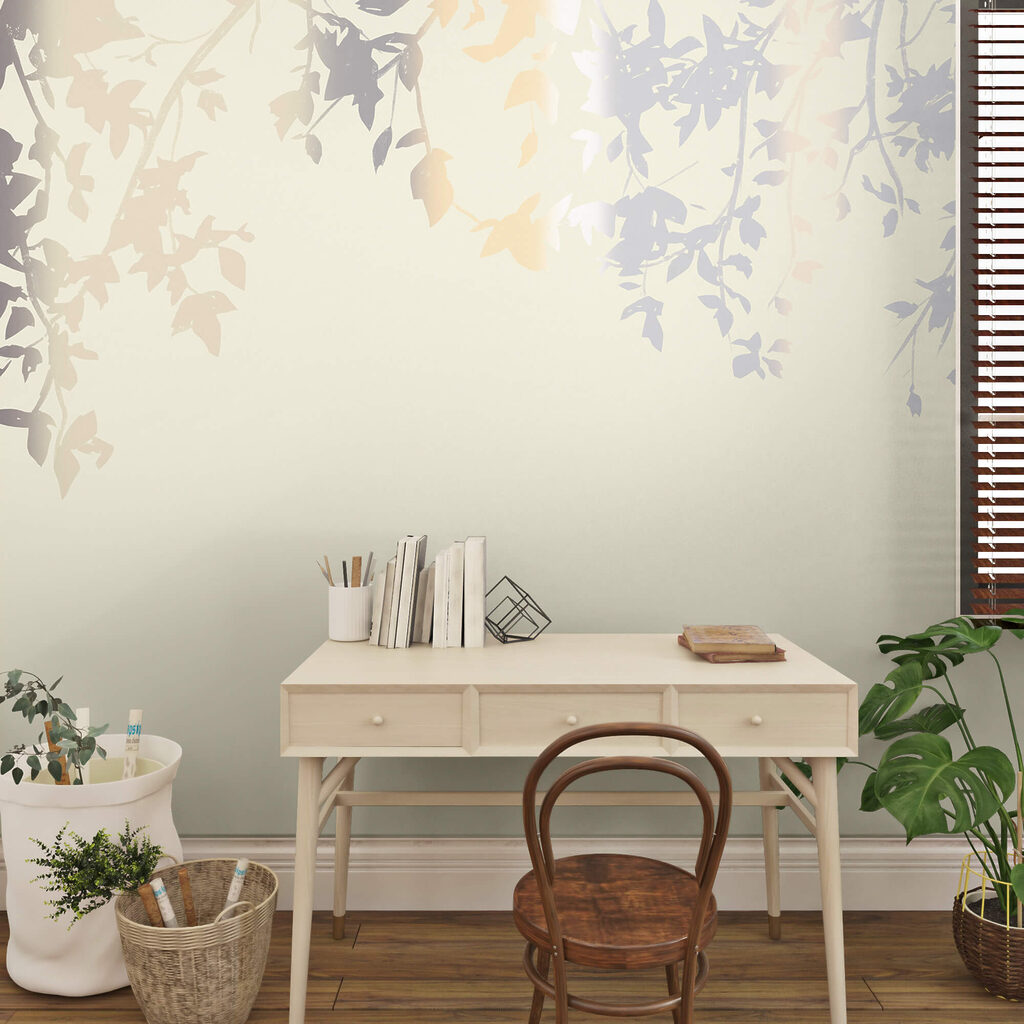 Ramuri de copac cu frunze