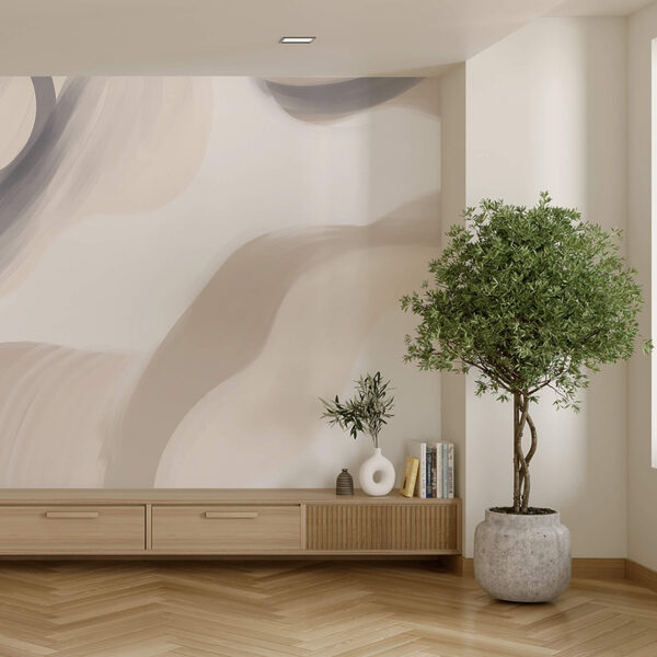 Vârtejuri abstracte în tonuri delicate