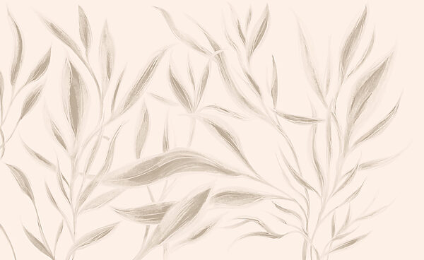 Delicate leaves on a soft background