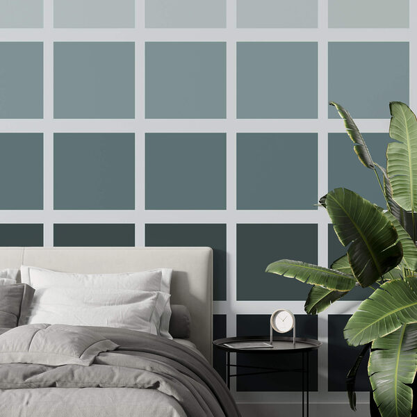 Pătrate gri cu pătrate negre