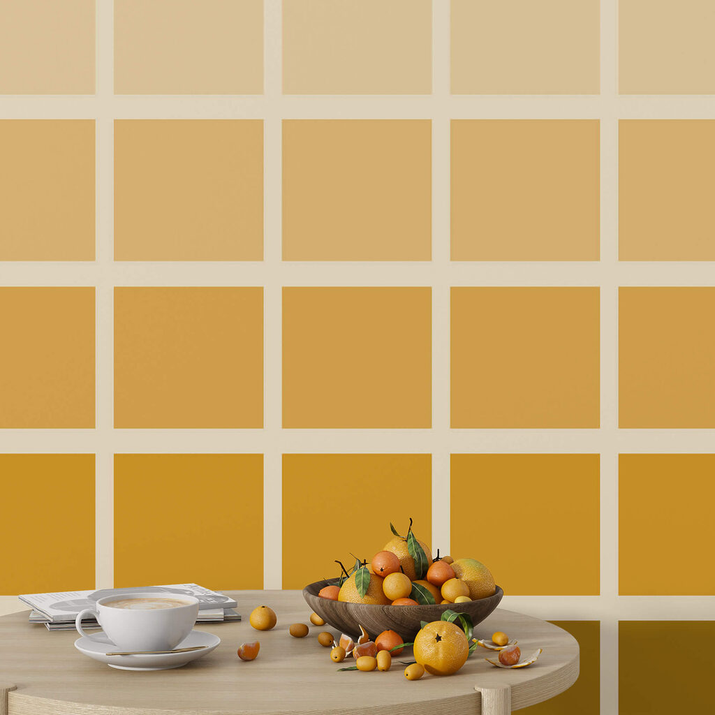 Pătrate galbene și maro Pătrate galbene și maro