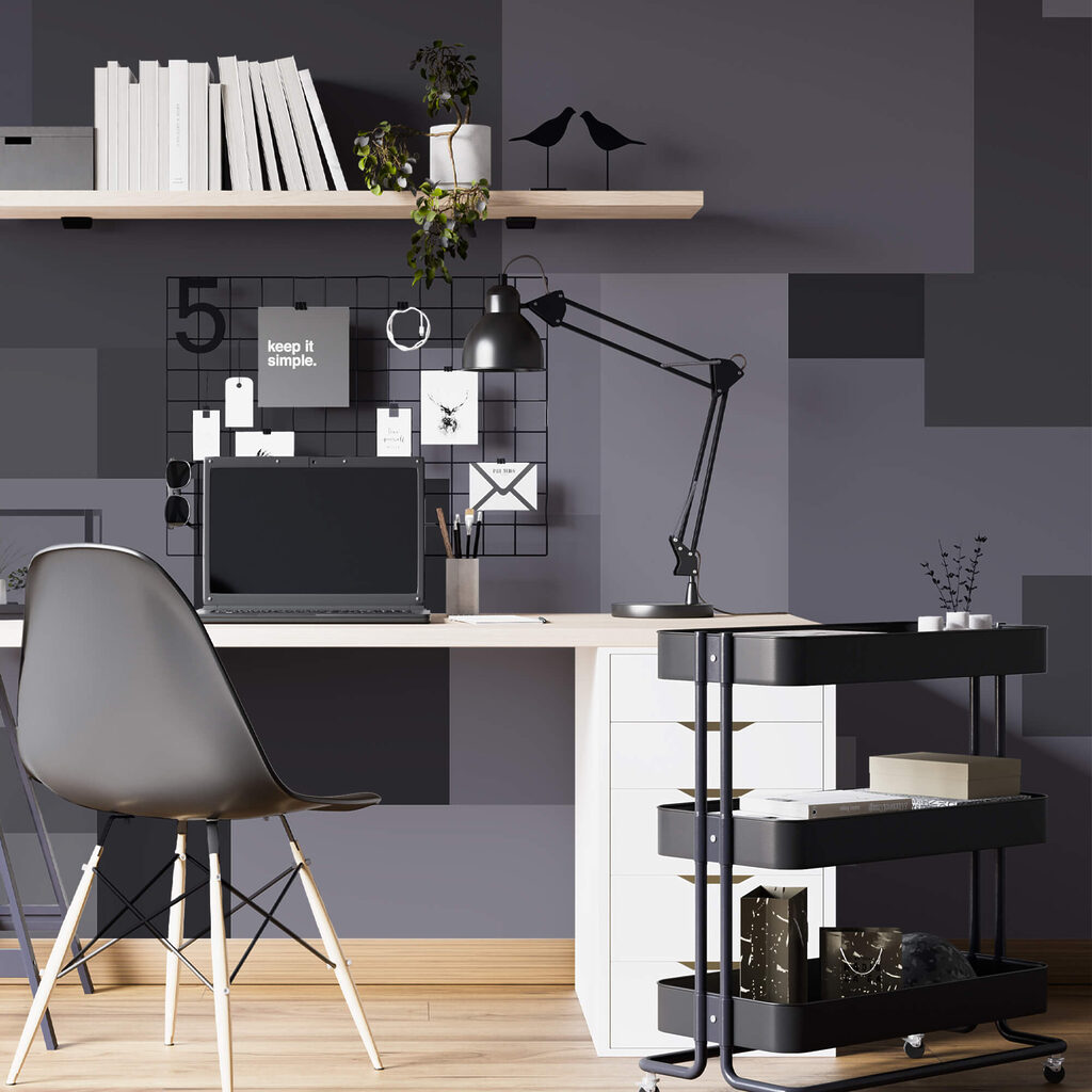 Pătrate gri într-o grămadă