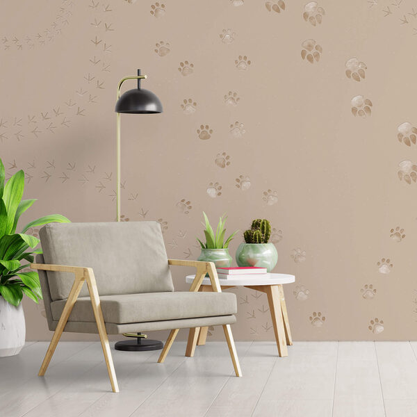 Modelul urmelor de labe și păsări Modelul urmelor de labe și păsări