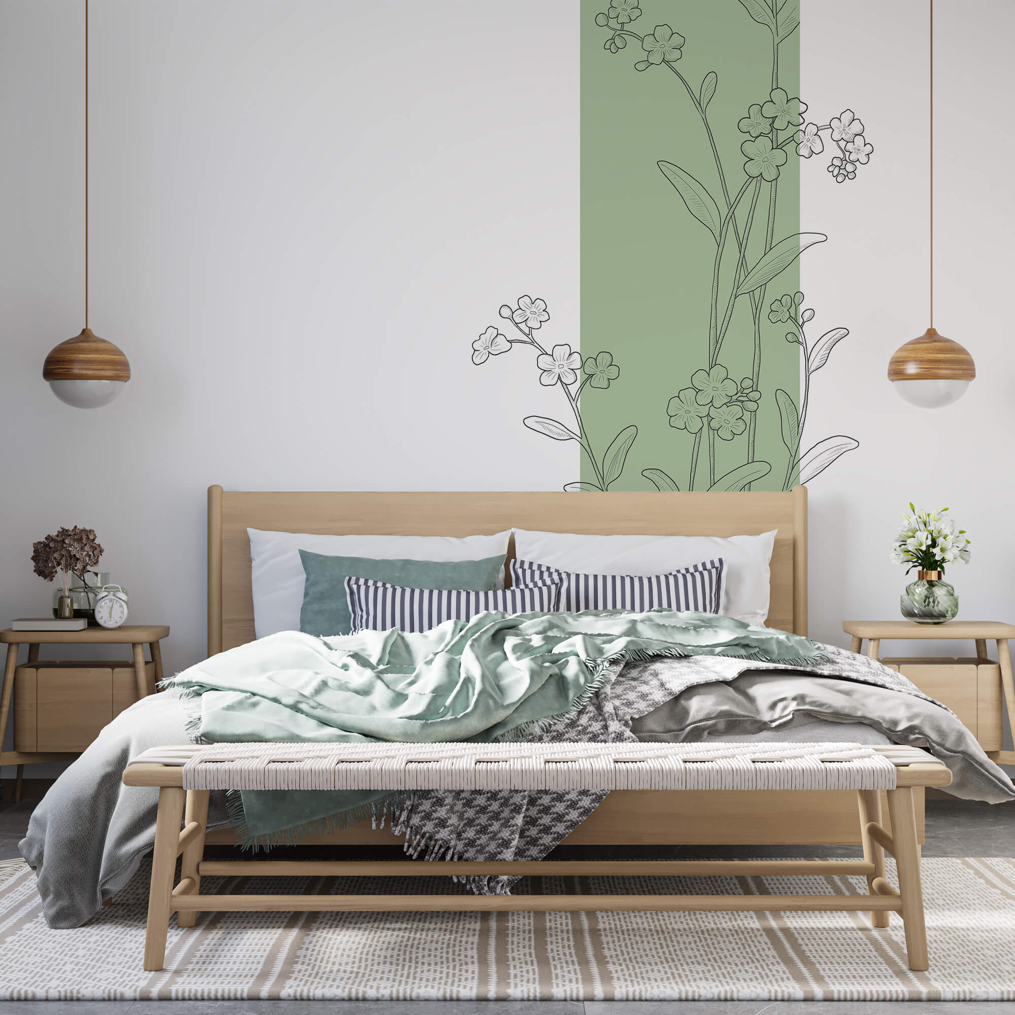 Desenarea florilor și frunzelor