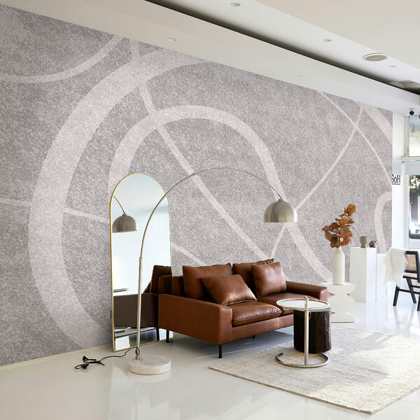 Design abstract gri și alb