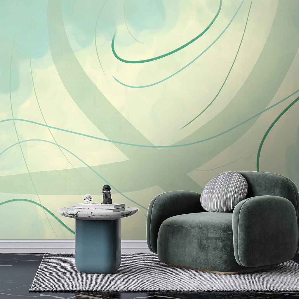 Vârtejuri delicate de culoare și formă