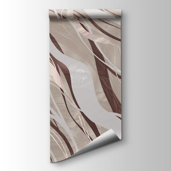 Brown and white swirls Brown and white swirls