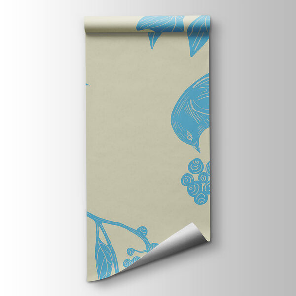 Drawing of birds on a branch Drawing of birds on a branch