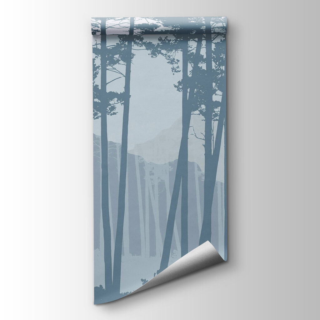 Group of trees in a forest