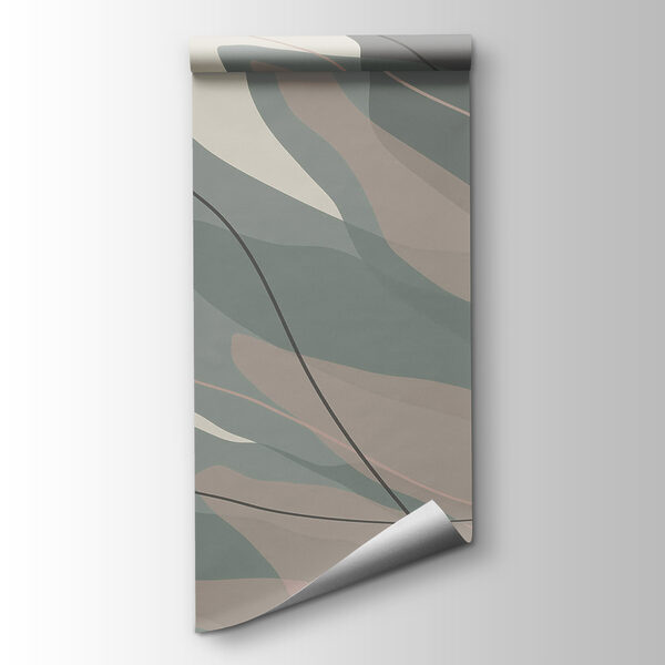 Flowing shapes in soft hues