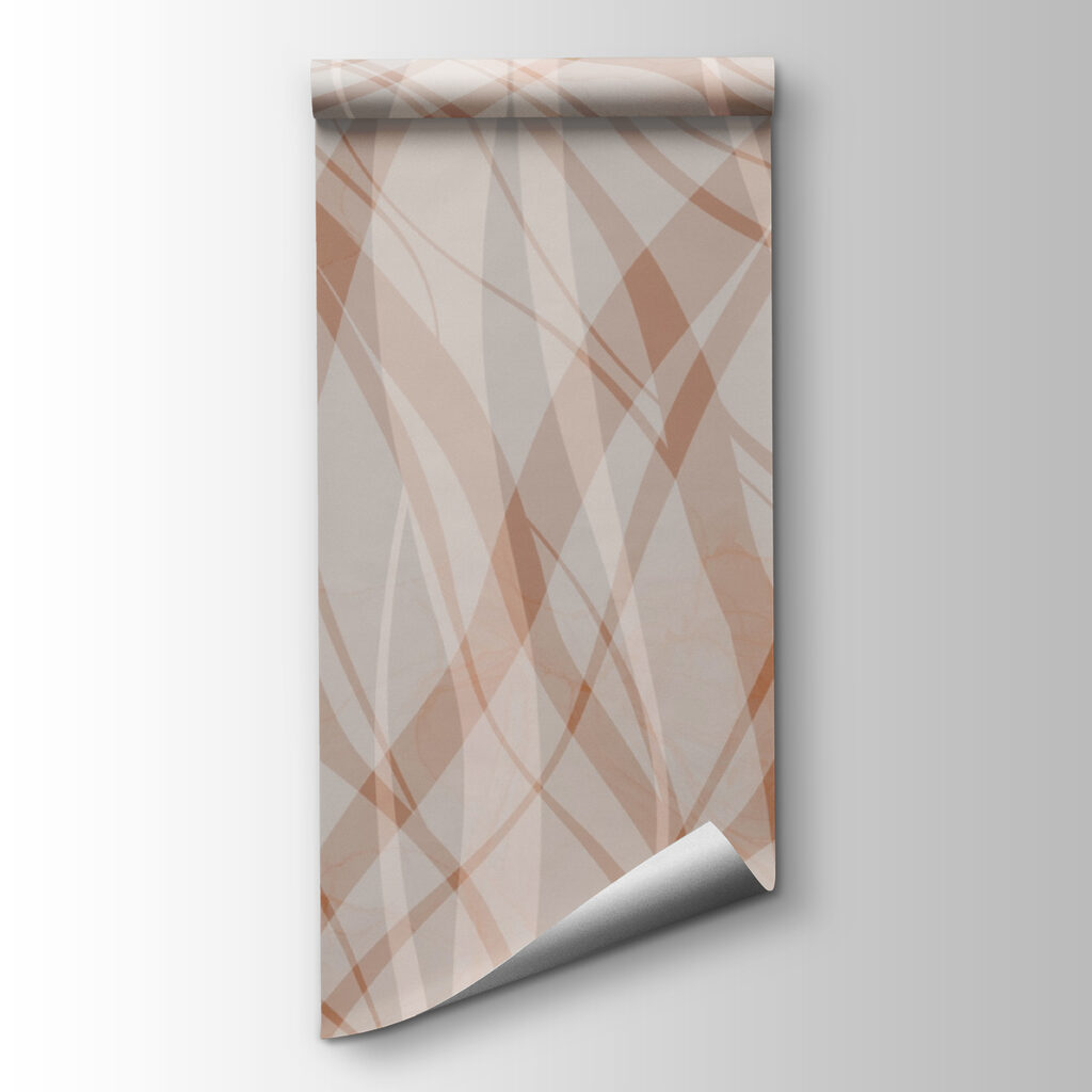 Flowing lines in soft hues Flowing lines in soft hues