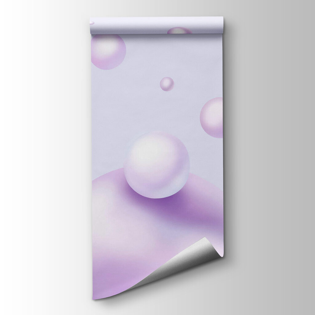 Group of purple bubbles Group of purple bubbles