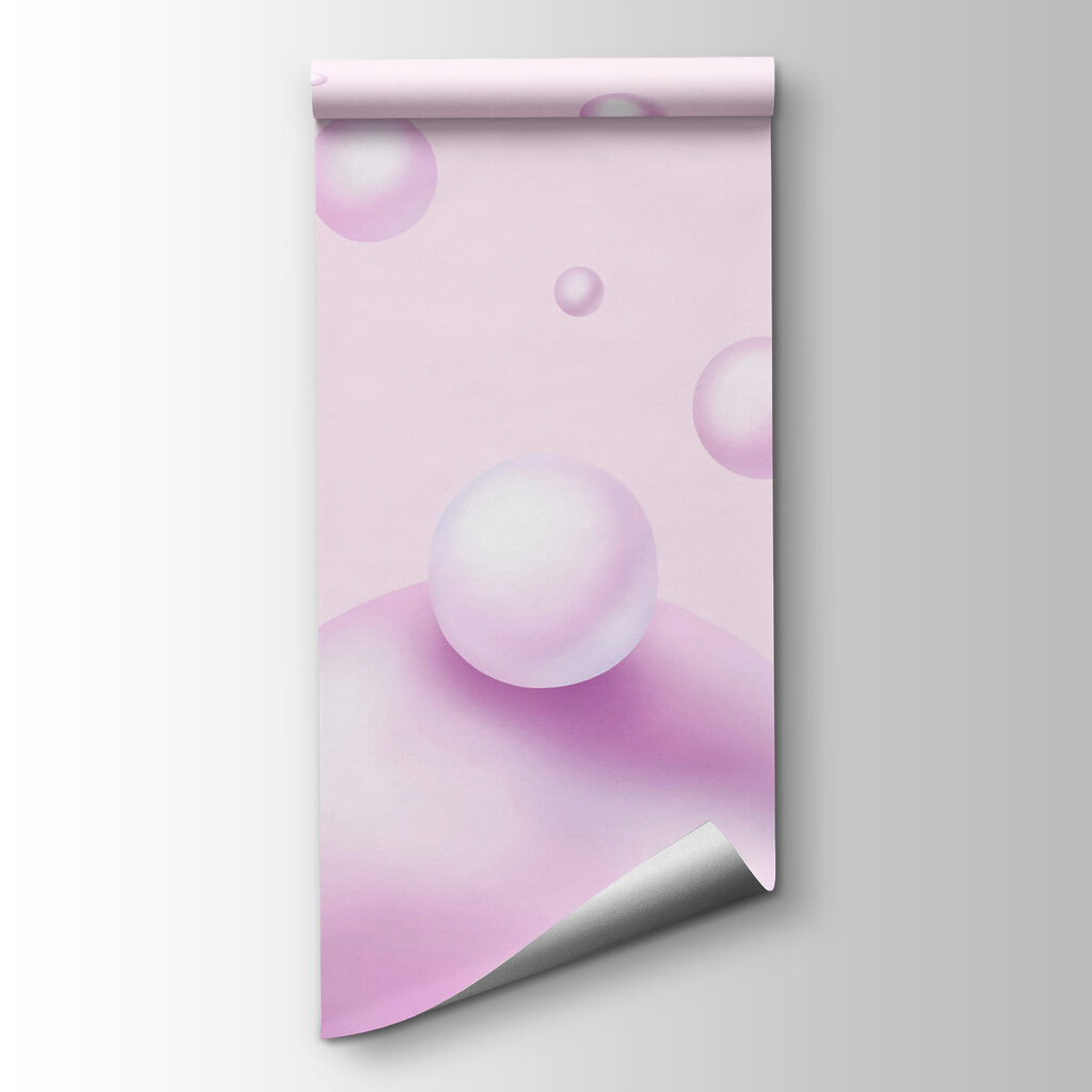 Group of pink bubbles Group of pink bubbles