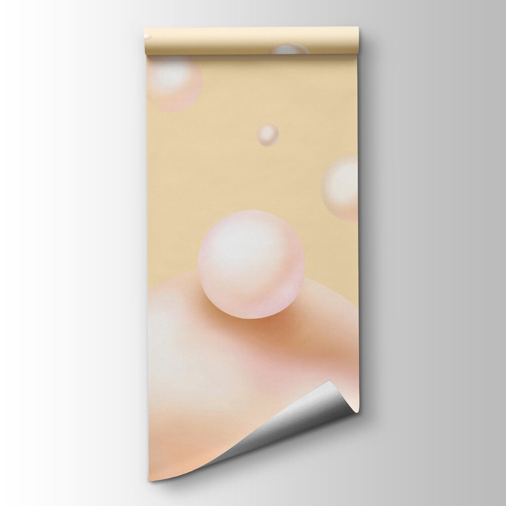 Floating orbs create a dreamlike scene Floating orbs create a dreamlike scene