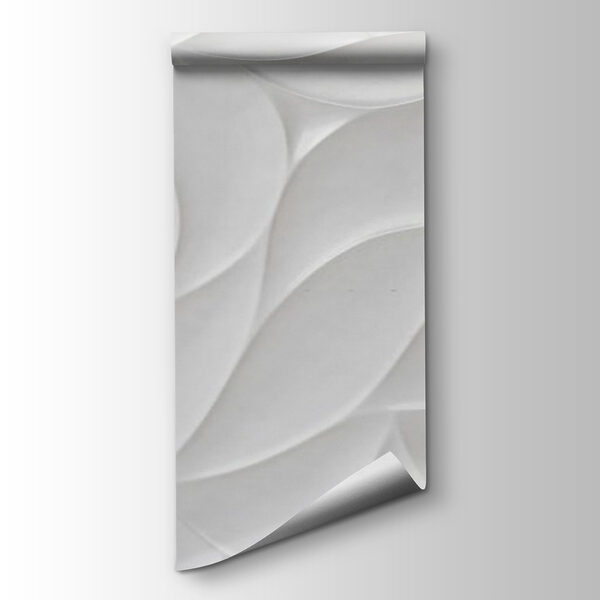 White surface with wavy lines