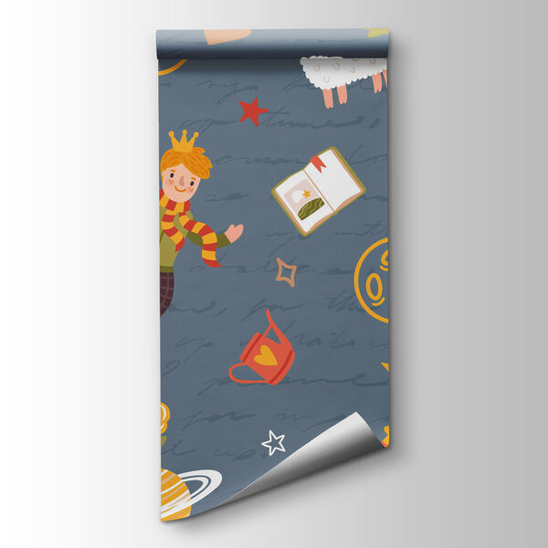 Pattern of cartoon characters