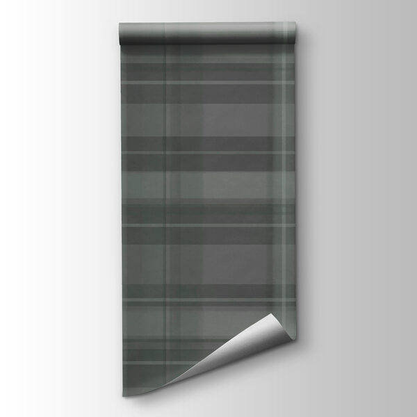 Grey and black plaid