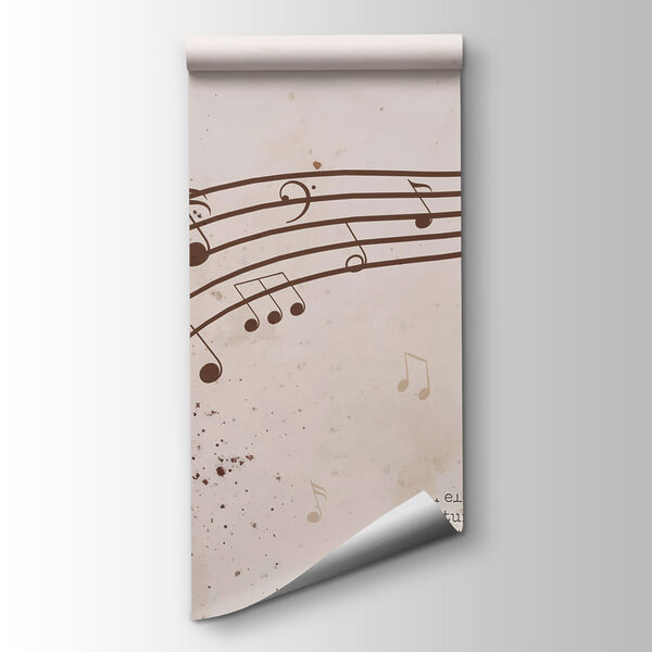 Music notes on a sheet Music notes on a sheet