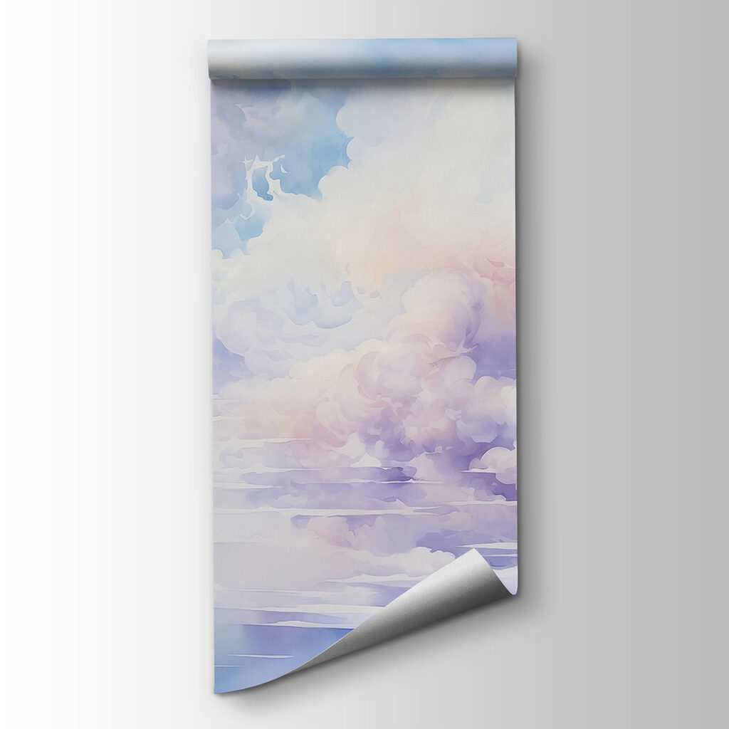 Watercolor painting of clouds Watercolor painting of clouds