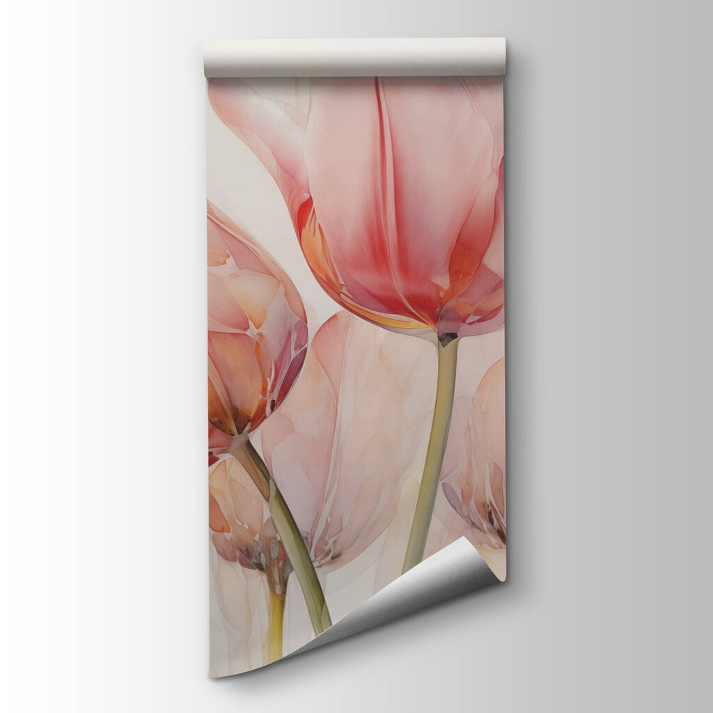 Group of pink tulips