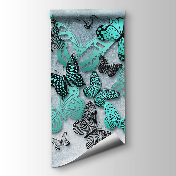 Group of butterflies on a wall