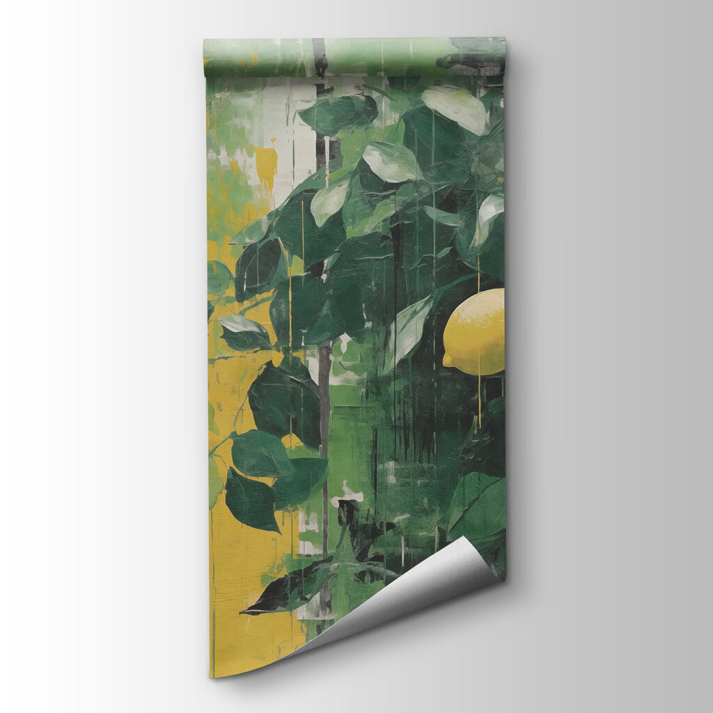 Painting of lemons from a tree