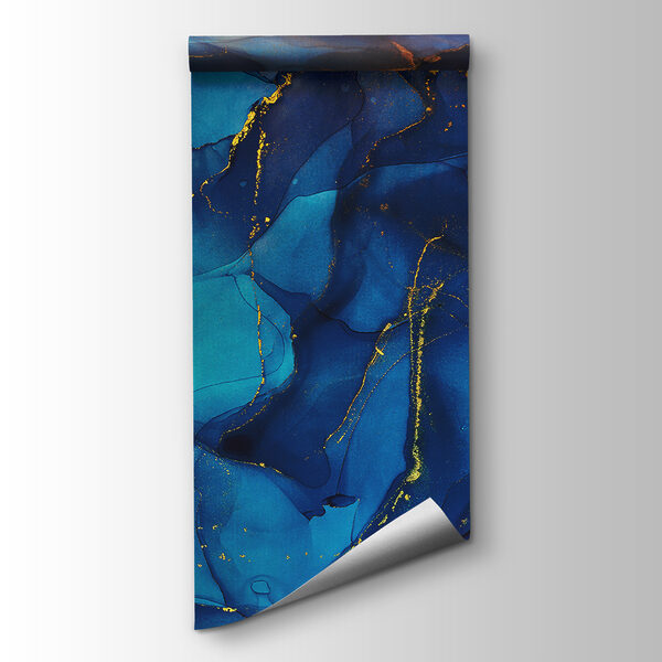 Azure Depths with Fleeting Sparkles