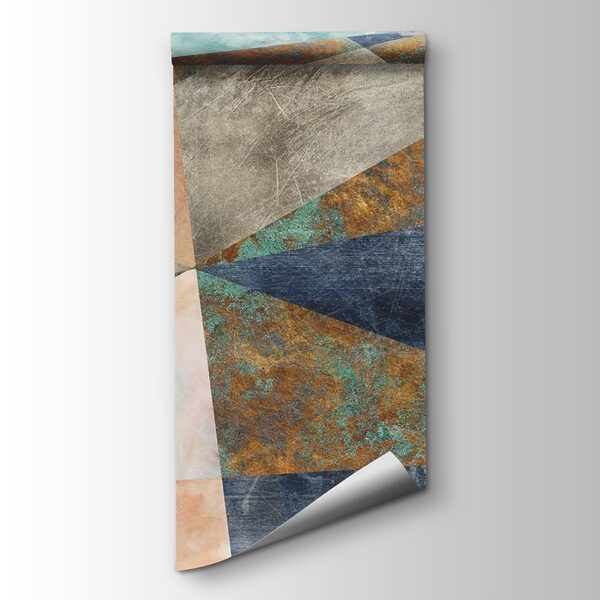 Colorful pattern with triangles