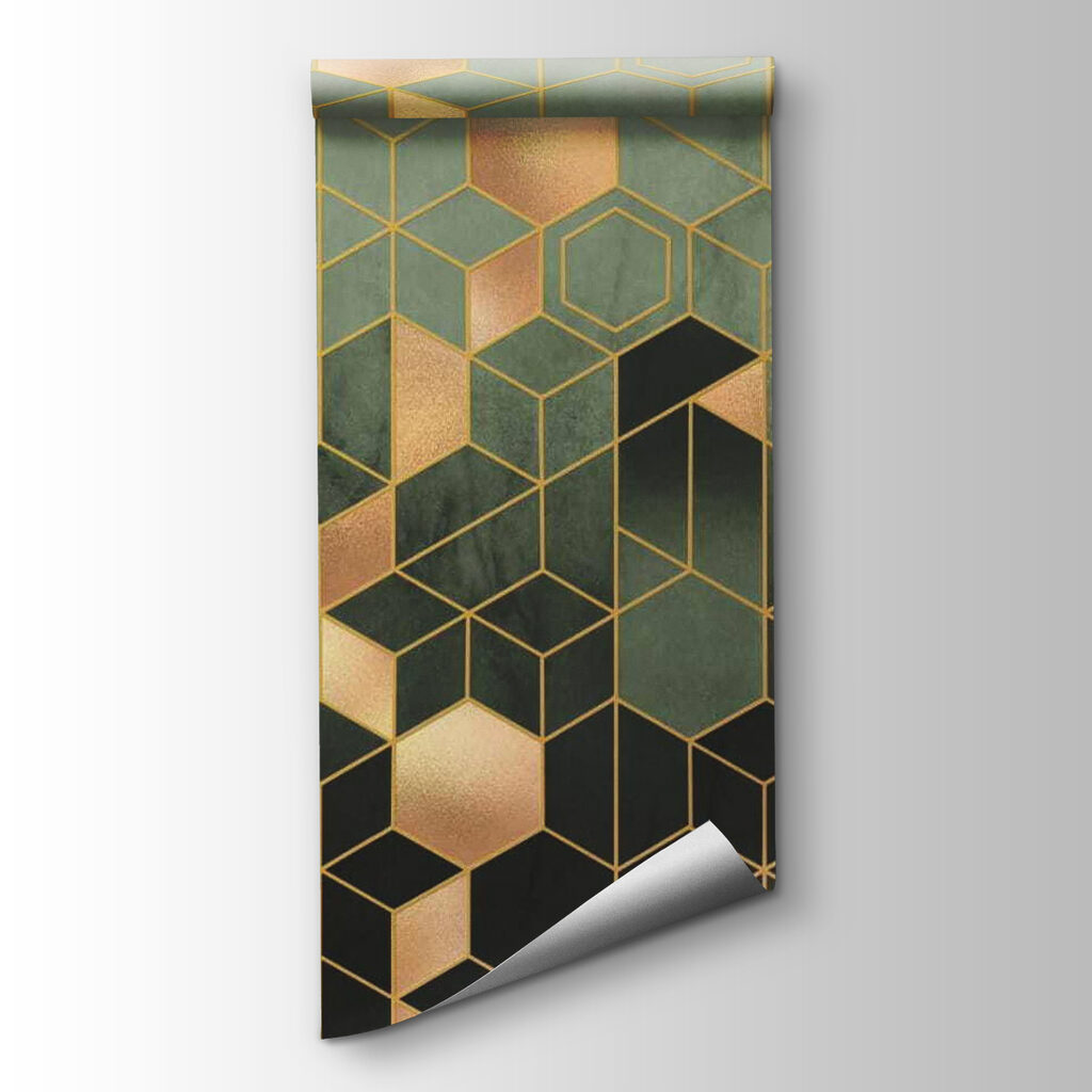 Pattern of hexagons and squares