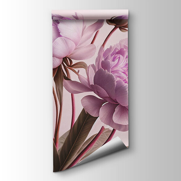 Elegant pink peonies in soft bloom