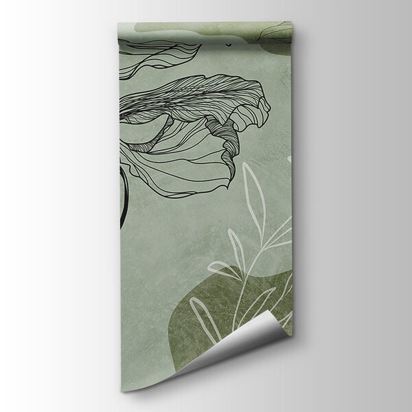 A drawing of a flower A drawing of a flower