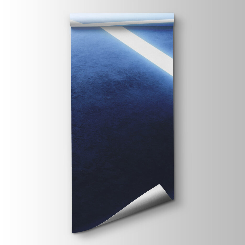 Football ball on a blue surface Football ball on a blue surface