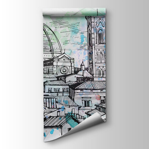 Drawing of a city Drawing of a city