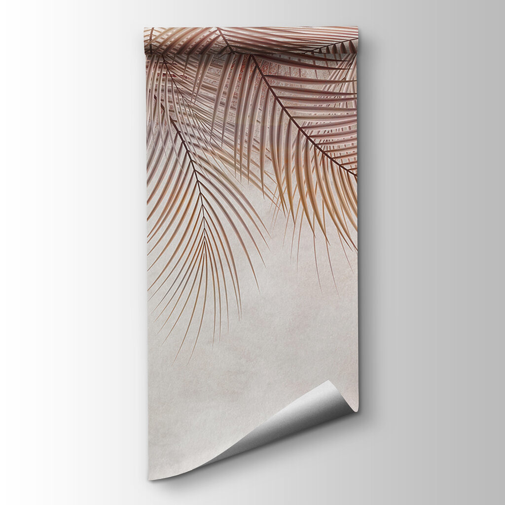 Delicate palms against a soft backdrop