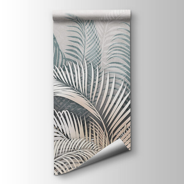 Group of leaves on a wall Group of leaves on a wall