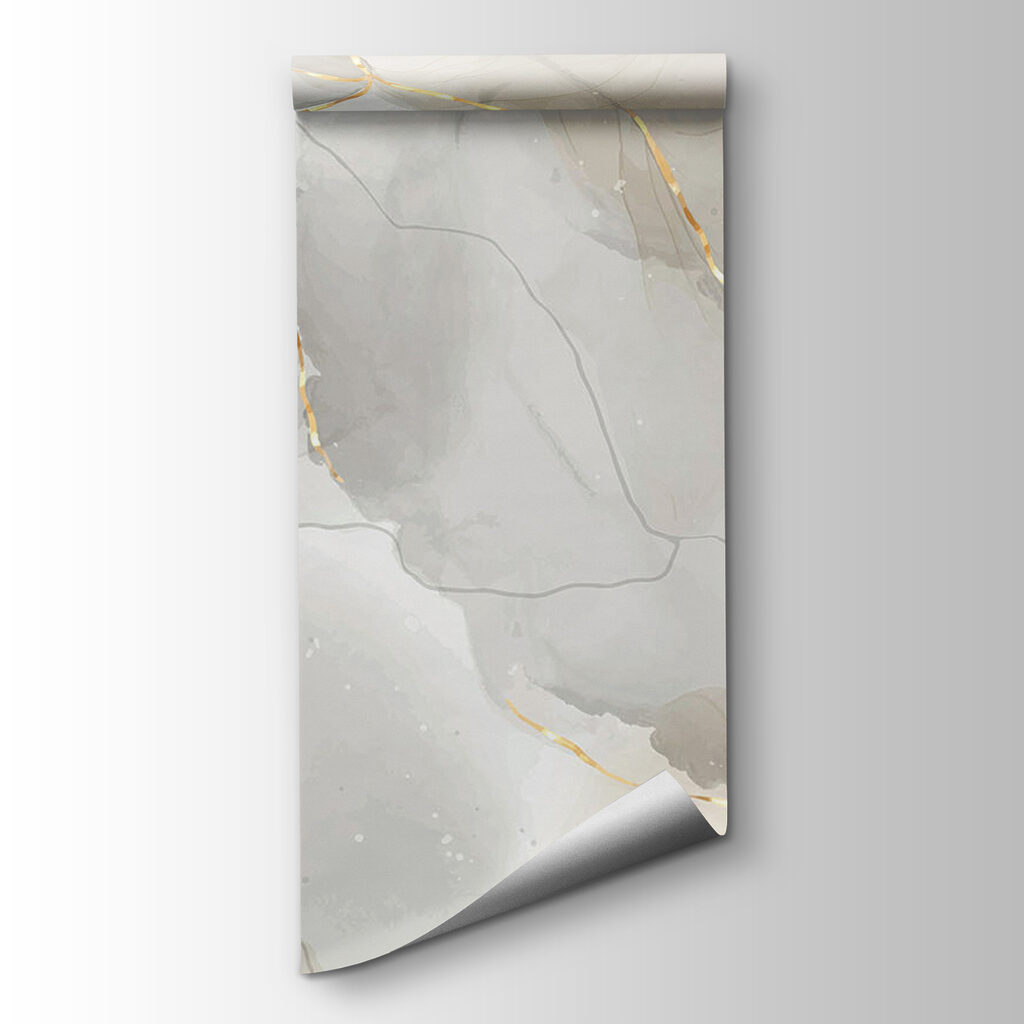 Elegant marble with amber accents