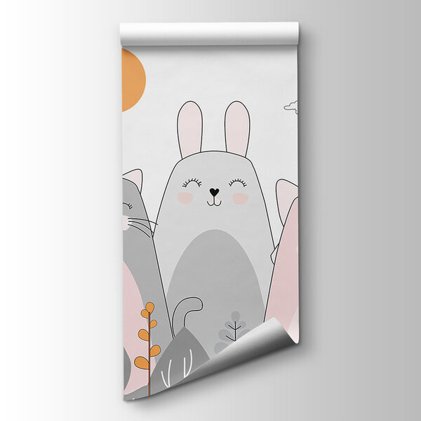 Group of animals in a row