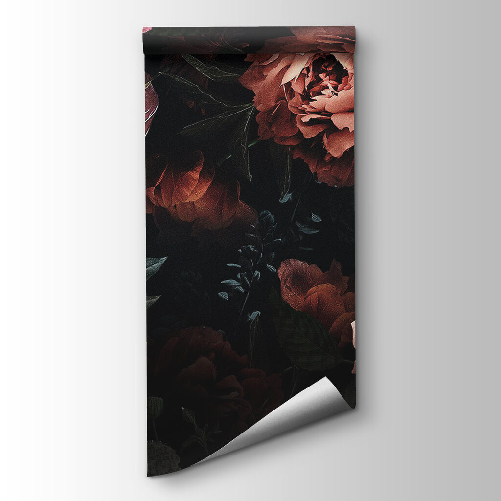 Elegant blooms on a dark backdrop