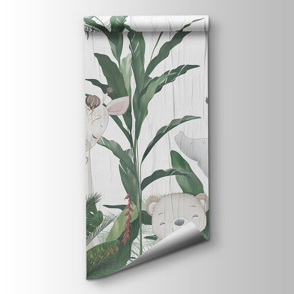 Group of animals in a forest