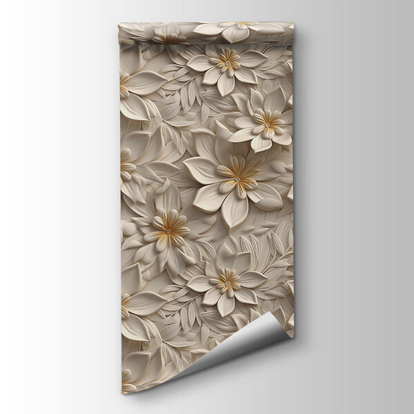 Wallpaper with flowers