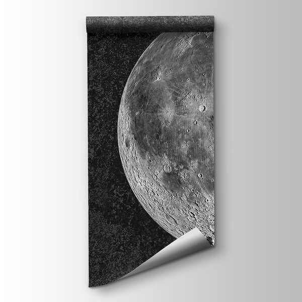 Mysterious moon in a dark sky Mysterious moon in a dark sky