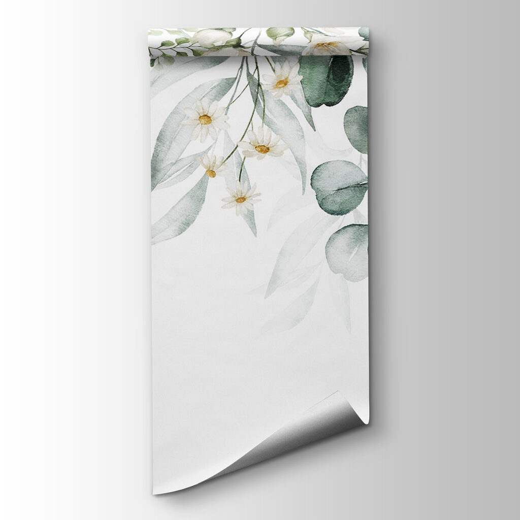 Delicate floral watercolor arrangement