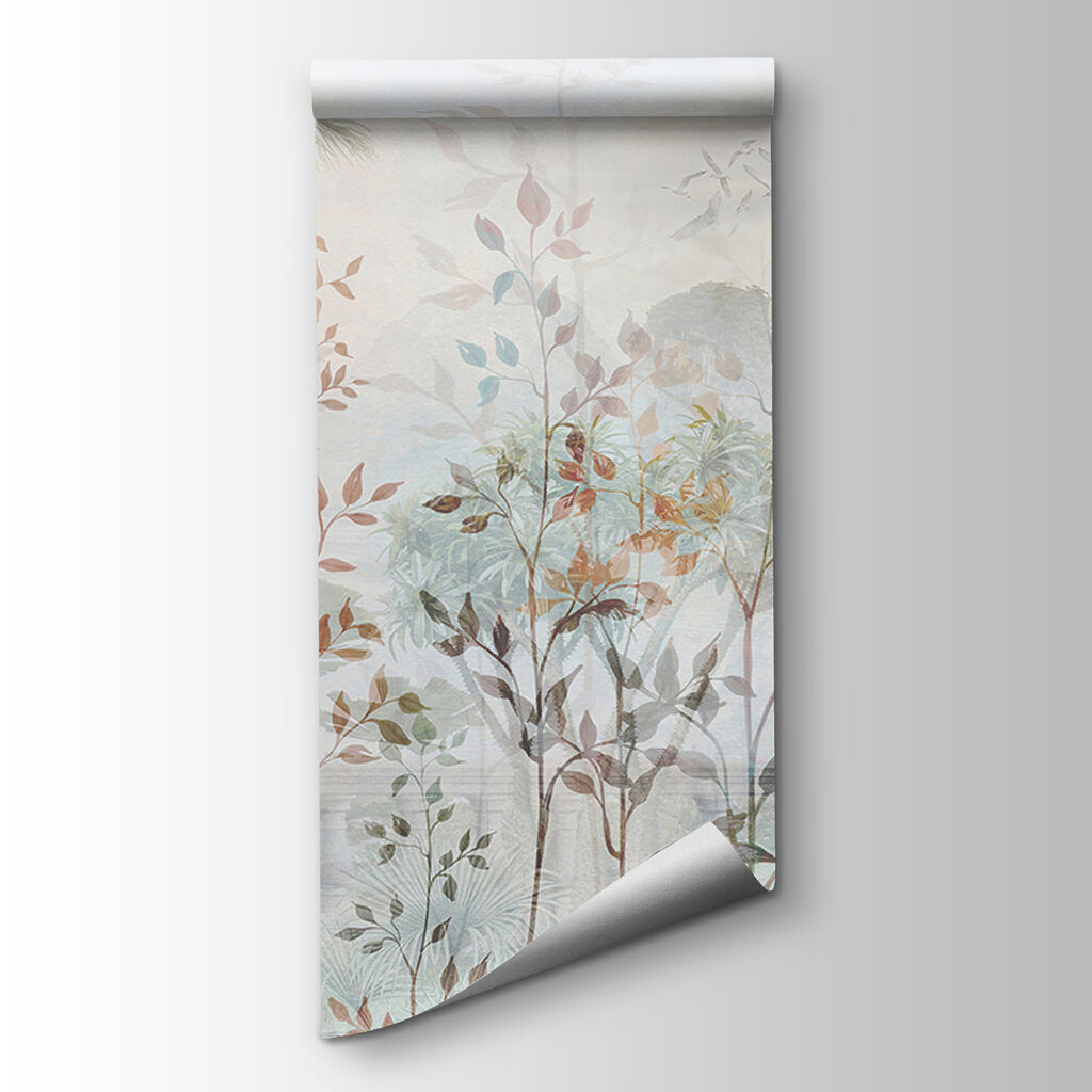 Painting of trees and plants