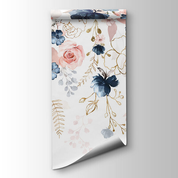 Delicate floral arrangement in pastel hues